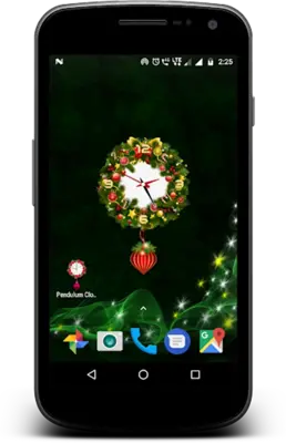 Pendulum clock live wallpaper android App screenshot 4