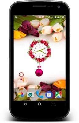 Pendulum clock live wallpaper android App screenshot 7